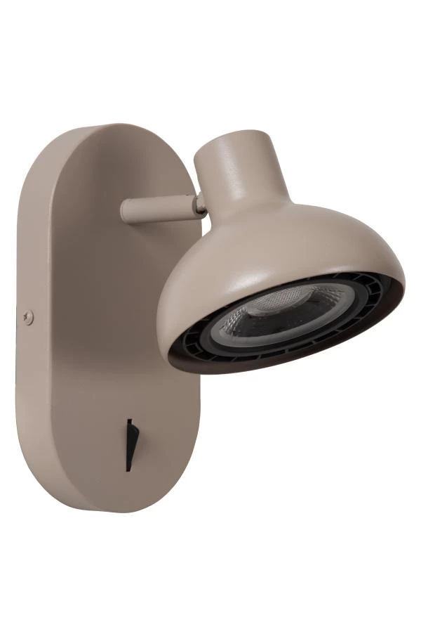 Lucide SENSAS - Lámpara de cabecera / Lámpara de pared - 1xGU10 (ES111) - Beige - apagado